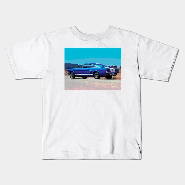 Mustang gt350 1965 Kids T-Shirt by iceiceroom